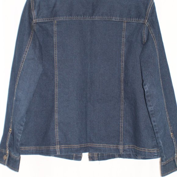 Erika Dark Wash Denim Jacket - Picture 3 of 3